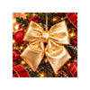 Laço Dourado Natalino Decorativo - 20cm