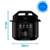 Panela Elétrica de Pressão Elgin Fast Cook  4 Litros 900W Preto - 110V
