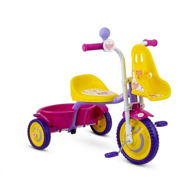 Triciclo Infantil Pet Friends Rosa - Nathor