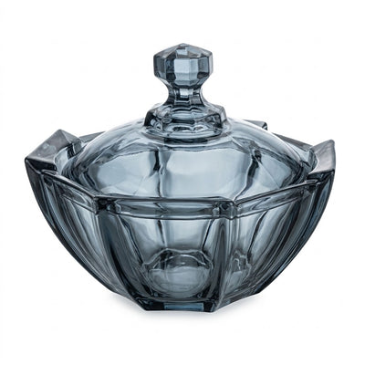 Bomboniere De Cristal Lume Preta - 17cm