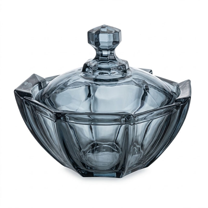 Bomboniere De Cristal Lume Preta - 17cm