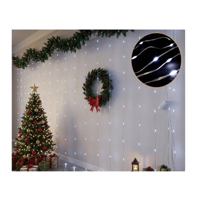 Cortina de LED Encapsulada 480 LEDs 5m - Branco Frio