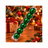 Conjunto de Bolas de Natal Plásticas Verdes 10cm - Kit com 6 Peças