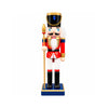 Boneco Quebra-Nozes Decorativo com Lança Dourada Natal - 25cm