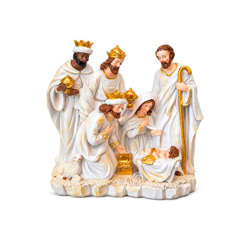 Presépio Reis Magos e Manjedoura - 22cm