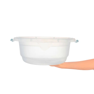 Bacia Plástica Transparente Sanremo 8,6 Litros