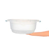 Bacia Plástica Transparente Sanremo 8,6 Litros