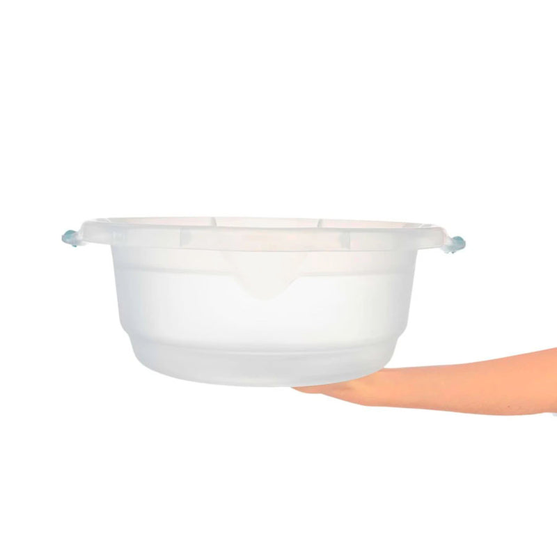 Bacia Plástica Transparente Sanremo 8,6 Litros