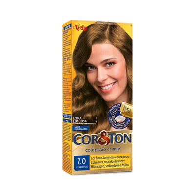 Tintura Creme Cor&Ton 7.0 Louro Médio