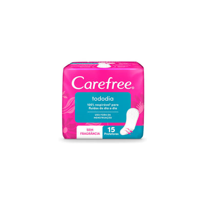 Protetor Diário Carefree Sem abas  15 Unidades