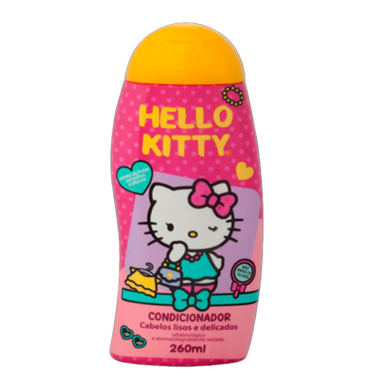 Condicionador Hello Kitty 260ml Cabelos Lisos e Delicados