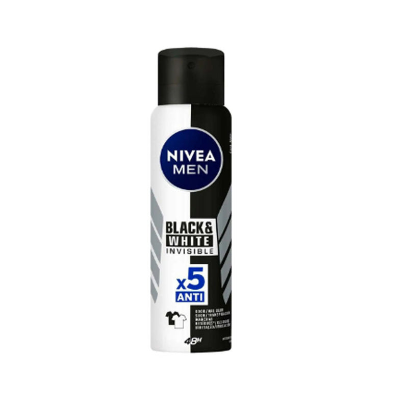 Desodorante Aerosol Nivea Men Black & White Invisible 48h - 150ml