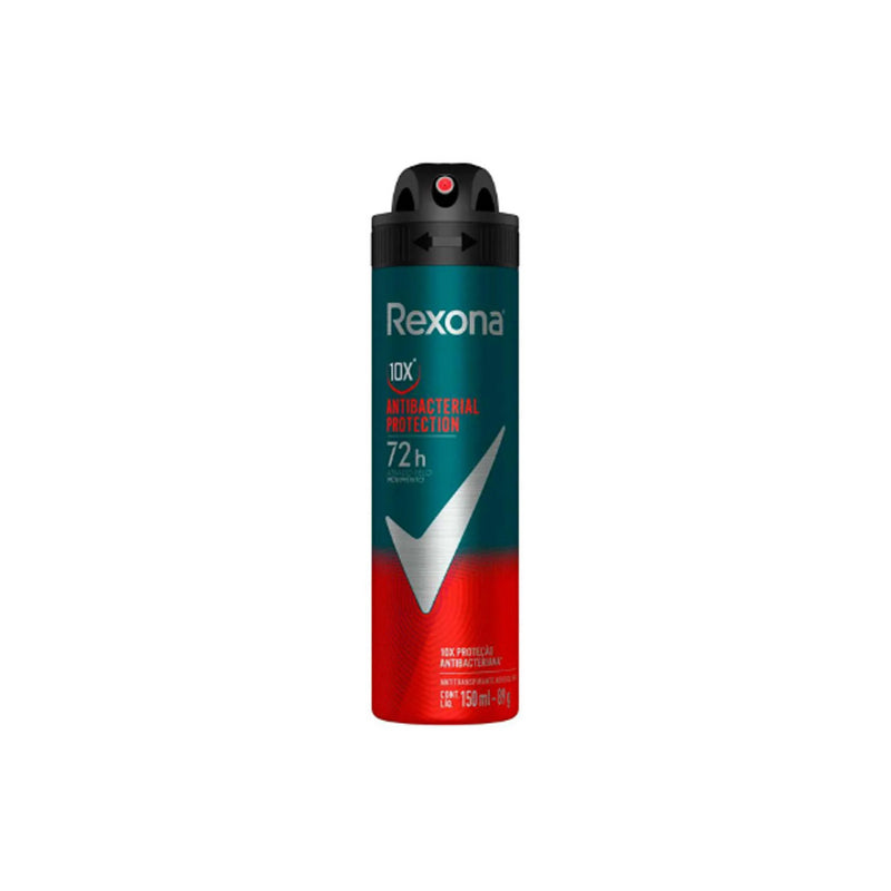 Desodorante Aerosol Rexona Men Antibacterial Protection - 150ml