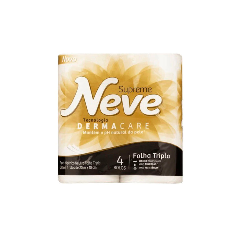Papel Higienico Neve Supreme Tripla 20m Com 4un