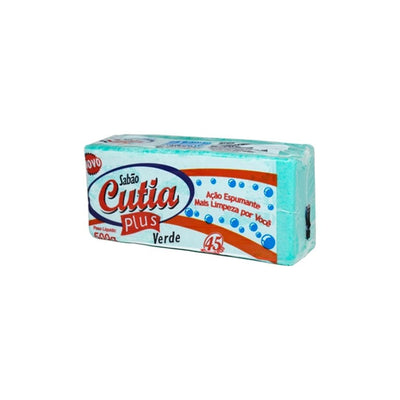 Sabão em Barra Cutia 500g Verde