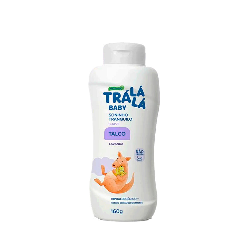 Talco Trá Lá Lá Baby Vegano Suave Lavanda - 160g