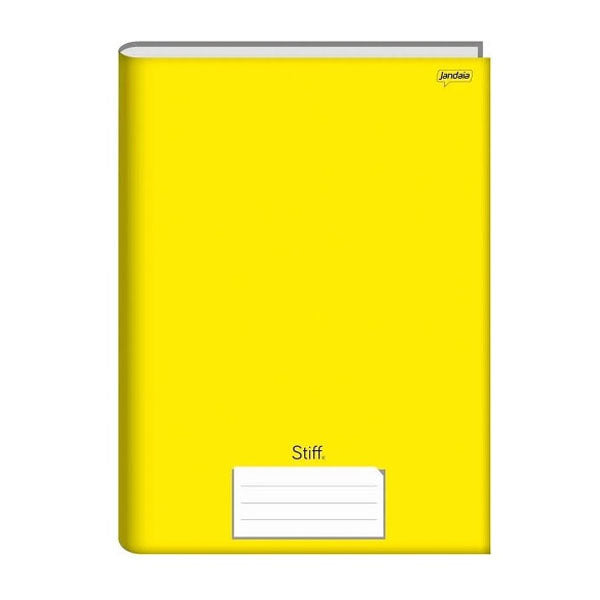 Caderno Brochura Universitário Stiff Amarelo 96 Folhas -  Jandaia