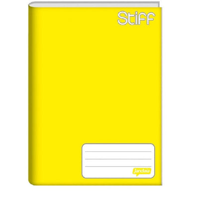 Caderno Brochura Universitário Stiff Amarelo 96 Folhas -  Jandaia