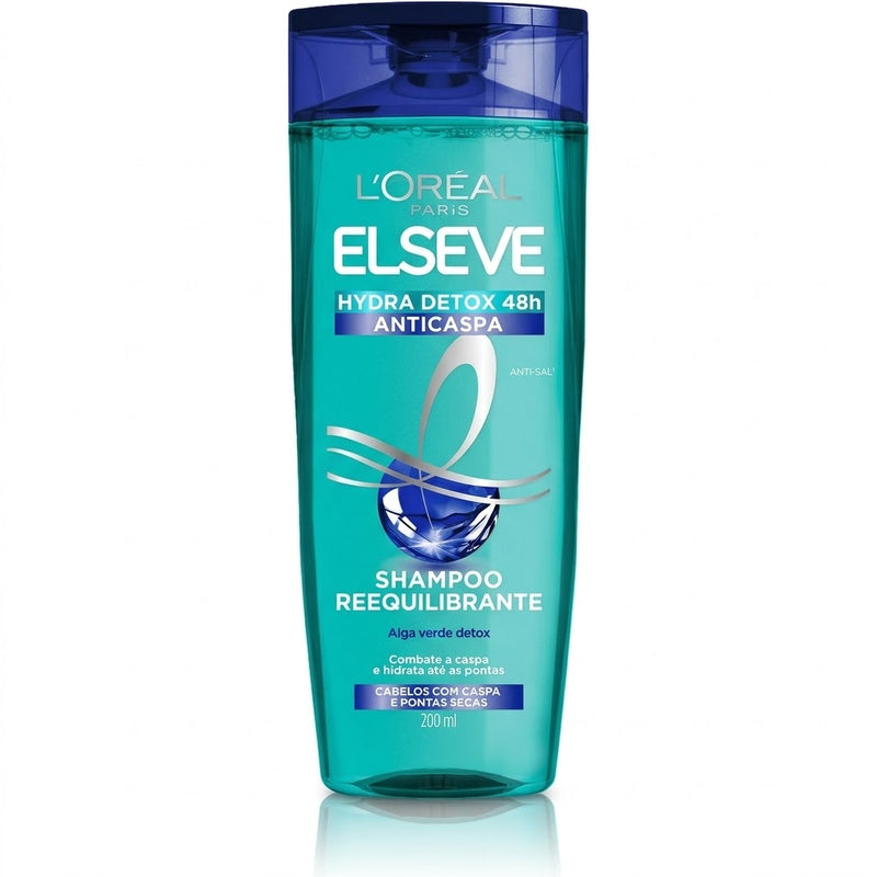 Shampoo Elseve Hydra Detox 48h Anti-Caspa -  200ml