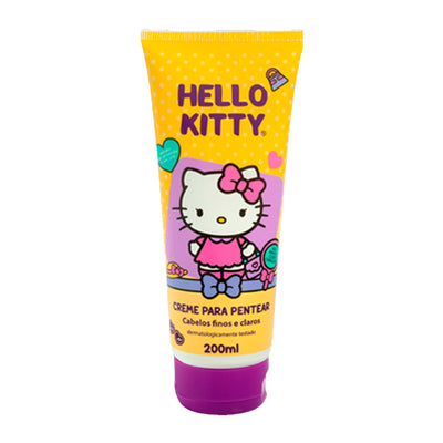 Creme Para Pentear Hello Kitty Cabelos Finos e Claros 200Ml