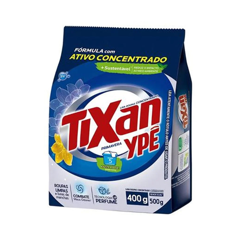 Lava Roupas em Pó Concentrado Tixan Ypê Primavera 400g