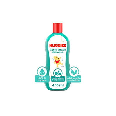 Shampoo Infantil Extra Suave 400ml -Huggies