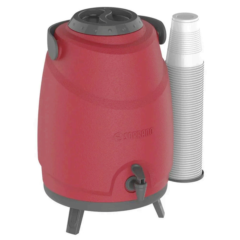 Botijão Térmico Aspen Vermelho Soprano - 12L
