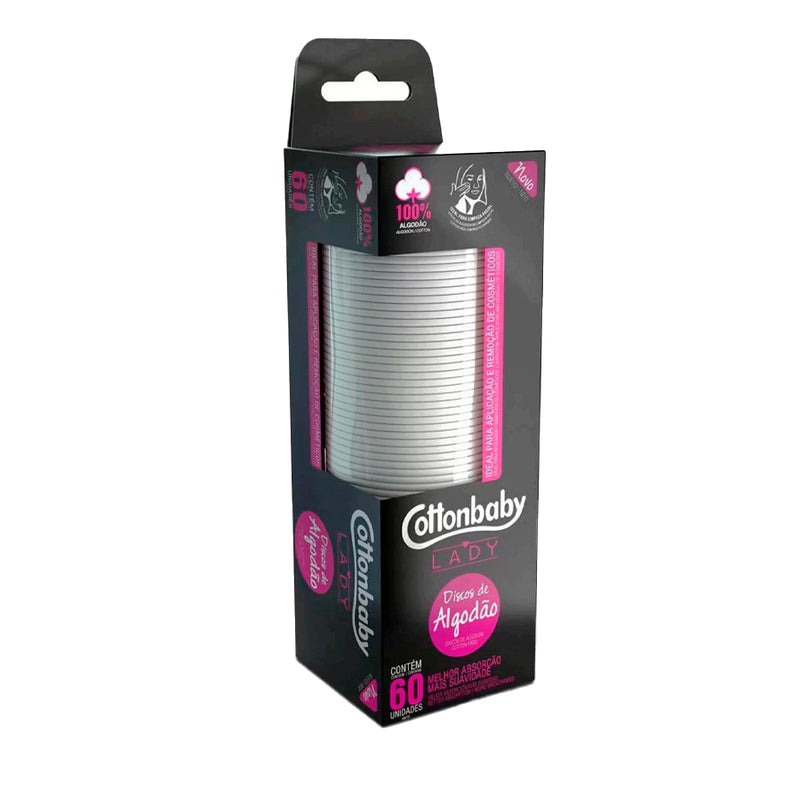 Cottonbaby Algodão Disco Lady Branco 50 Unidades