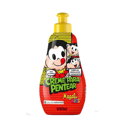 Creme Para Pentear Infantil Turma da Monica Magali - Cabelos Ondulados e Cacheados 250ml