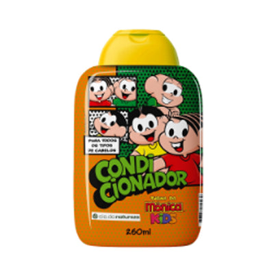 Condicionador Infantil Para Todos os Tipos de Cabelos Turma da Monica 260ML