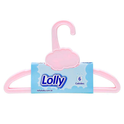 Kit 6 Cabides Baby Special Lolly - Rosa
