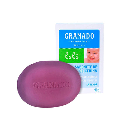 Sabonete em Barra de Glicerina Lavanda p/ Bebês 90g - Granado