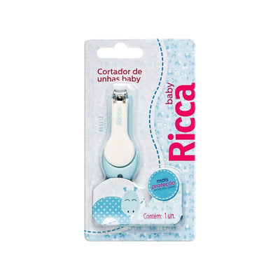 Cortador De Unha Baby Colors Azul - Ricca