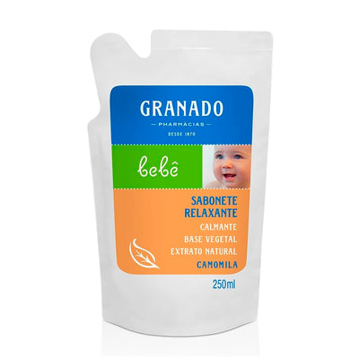 Sabonete Líquido Relaxante Bebê Camomila Refil 250ml Granado