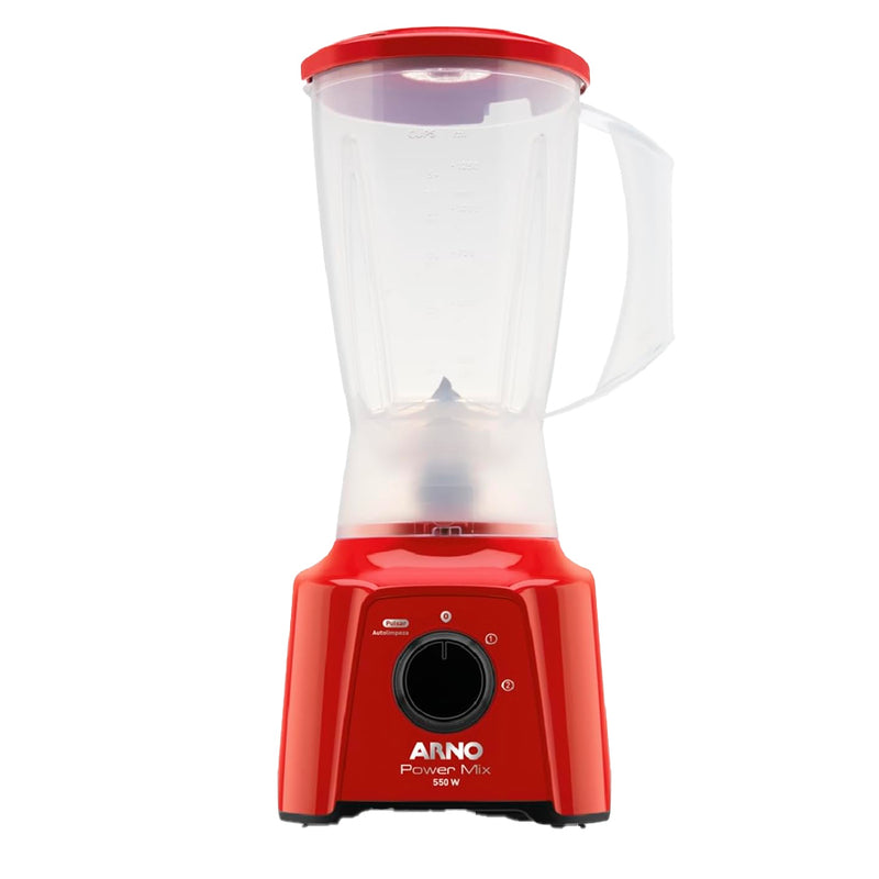 liquidificador arno power mix 127v vermelho