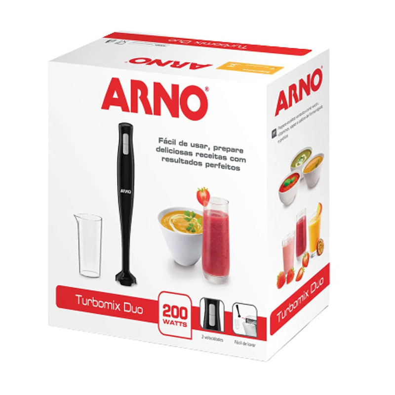 Mixer Portátil Turbomix Arno Duo 200W com Copo Medidor MX21