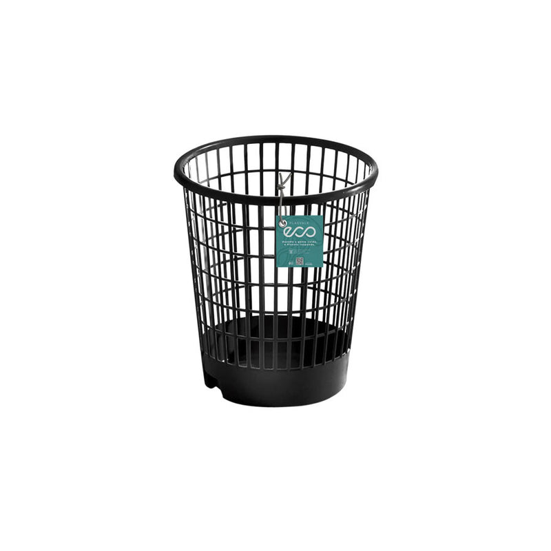 Cesto de Papel Plasvale - Preto
