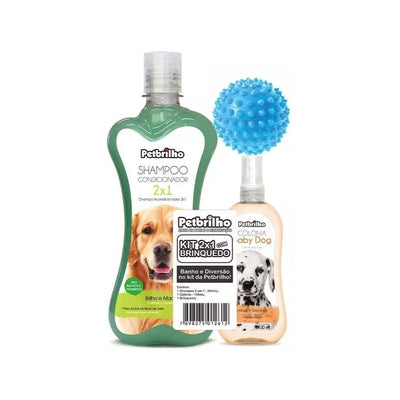 Kit de Shampoo e Colônia para Pet 2 em 1 - Petbrilho