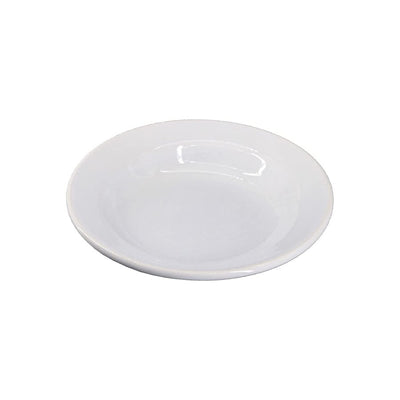 Prato Fundo Cerâmica Branco Biona - 22cm