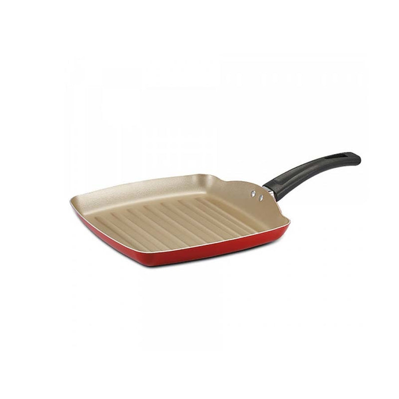 Bistequeira Quadrada Vermelha 24cm Premium Panelux