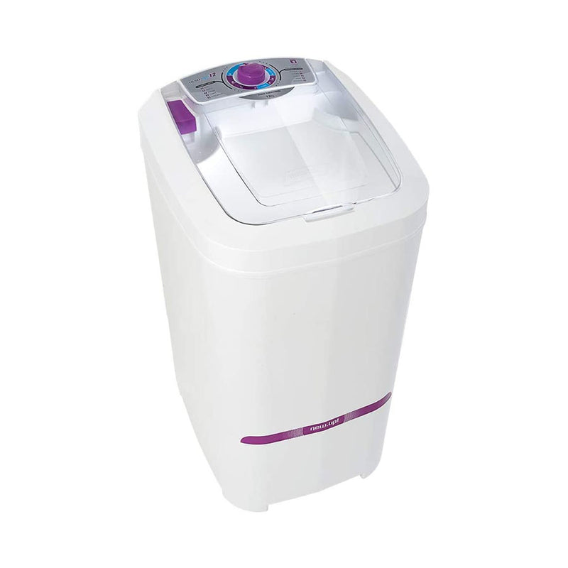 Maquina de Lavar Roupas 12kg Newmaq Semi Automatica - branca Onix 110V