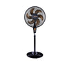 VENTILADOR MALLORY DELFOS PRETO DOURADO