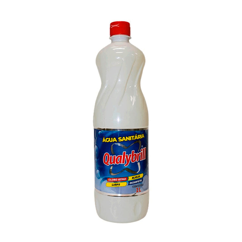 Água Sanitária Qalybril Garrafa - 1L