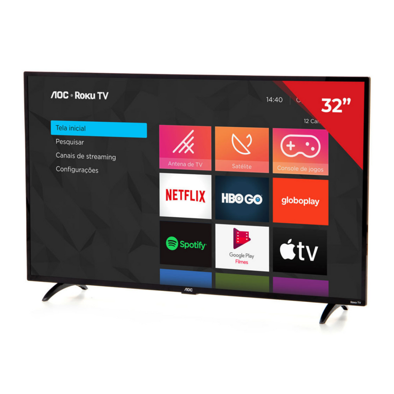 SMART TV AOC ROKU 32” HD 2 HDMI 1 USB
