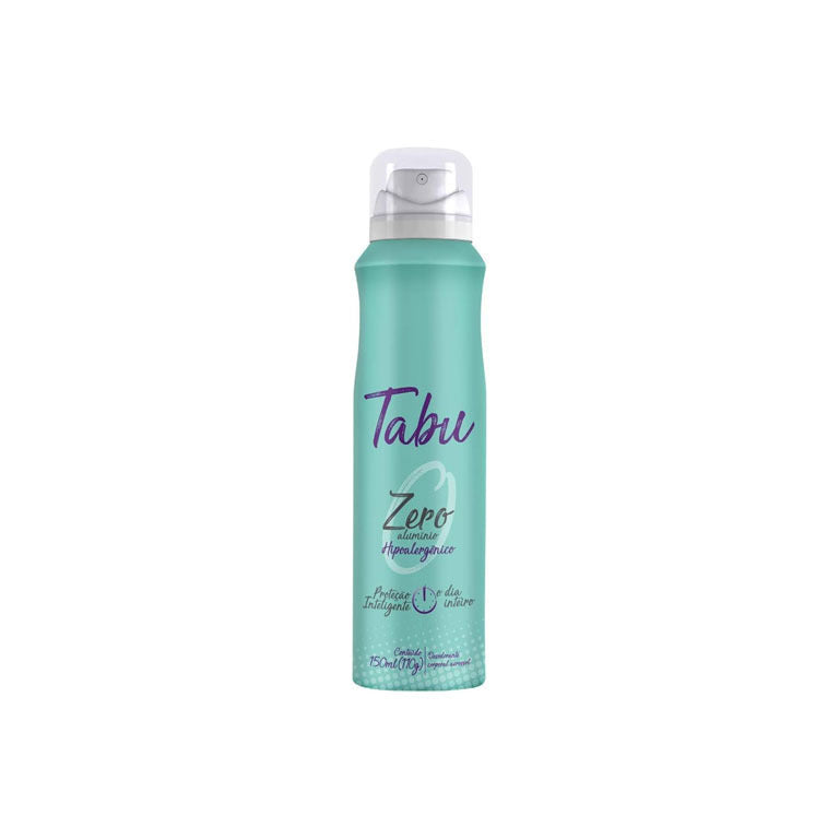 Desodorante Aerosol Tabu Zero 150 Ml