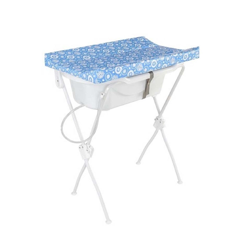 Banheira Tutti Baby Com Trocador Floripa Azul - 5600.07