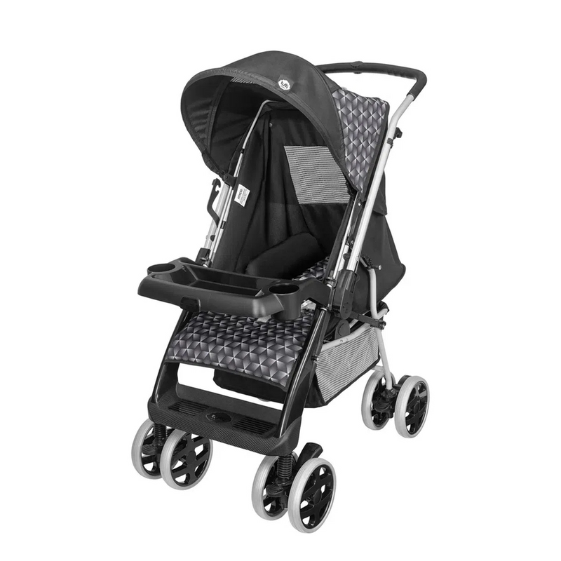 Carrinho de Bebê Tutti Baby Thor Plus Preto New