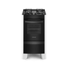 FOGÃO 4 BOCAS CONTINENTAL AUTOMÁTICO BRANCO E PRETO COM MESA DE VIDRO (FC4VB) - BIVOLT