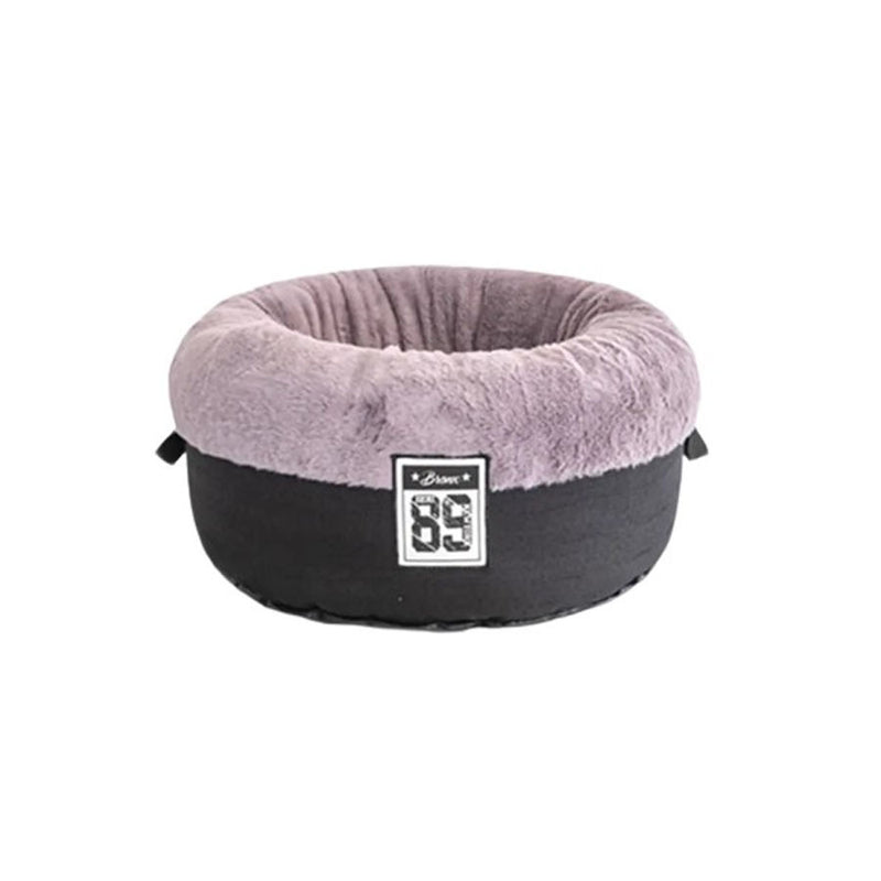 Caminha Pet Redonda De Pelúcia P - Cinza