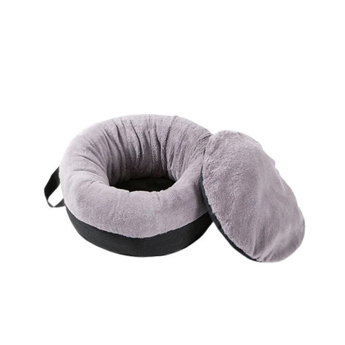 Caminha Pet Redonda De Pelúcia P - Cinza